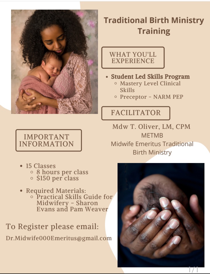 Birth Workers Professional Training Course (Cohort II)