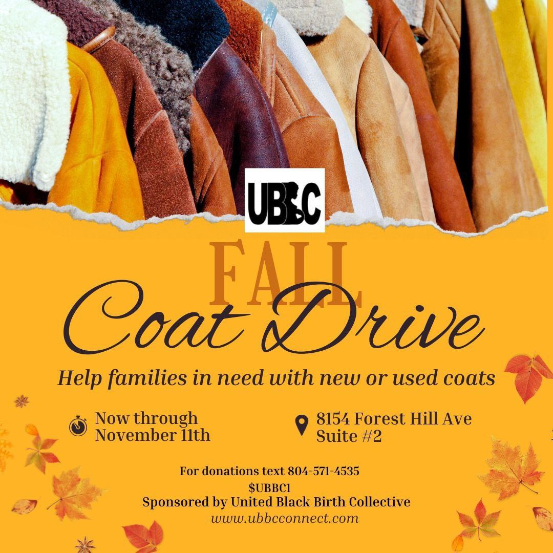 UBBC Coat Drive: Ensuring Warmth and Protection for Our Black Families ðŸ§¥